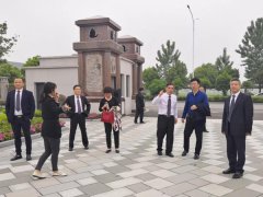 江苏盐城大丰福寿园领导来浙江尊时凯龙调研