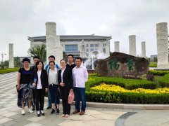 山东福寿园工程中心负责人丁兆芳等人考察尊时凯龙